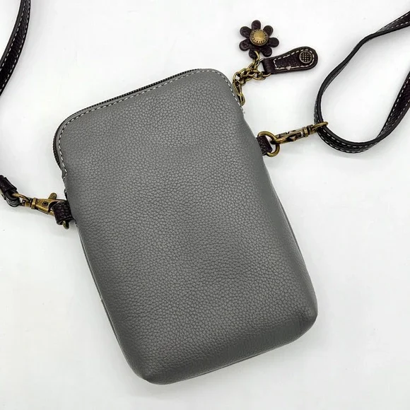 Chala Crossbody Mini Cellphone Bag/Purse RV Camper Design with Charms $43 MSRP - Picture 4 of 8